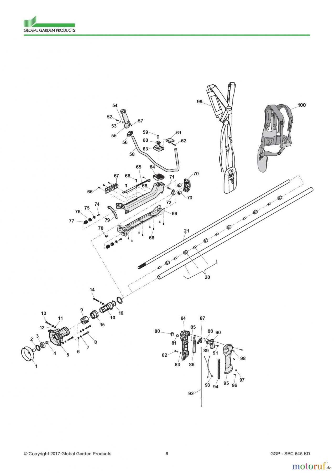 redmax trimmer parts diagram