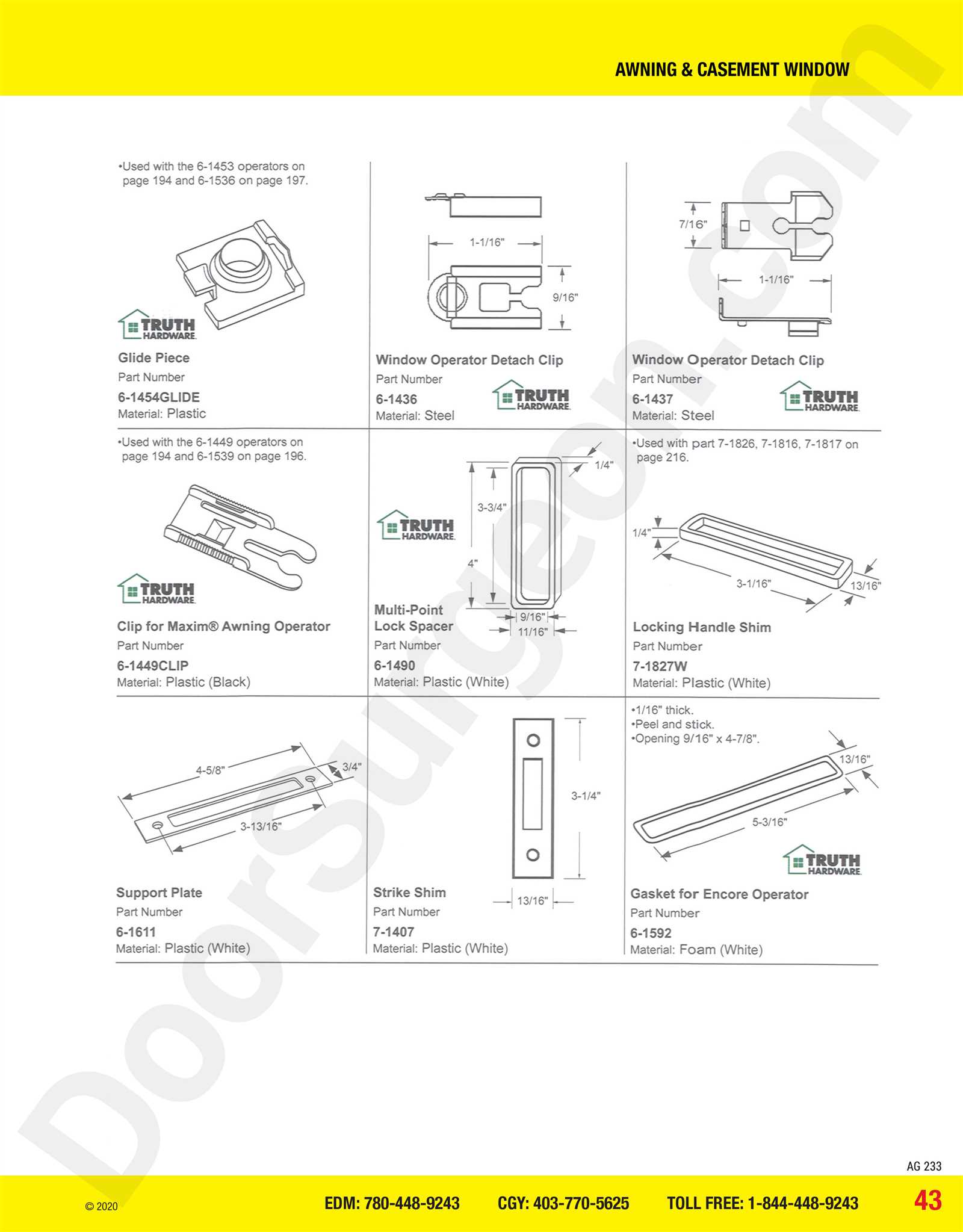 replacement window parts diagram