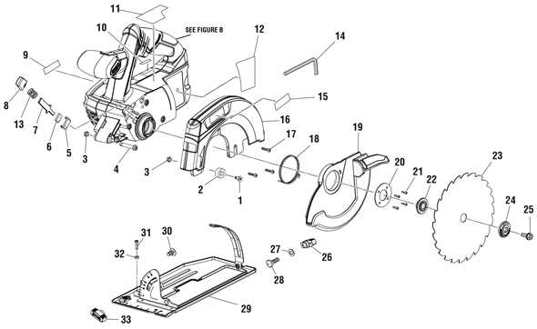 ryobi circular saw parts diagram