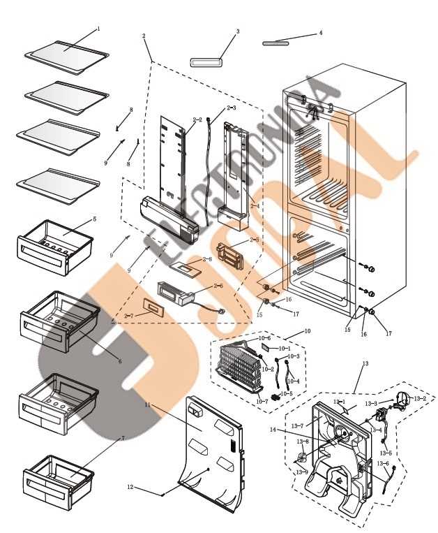 samsung rf4267hars parts diagram