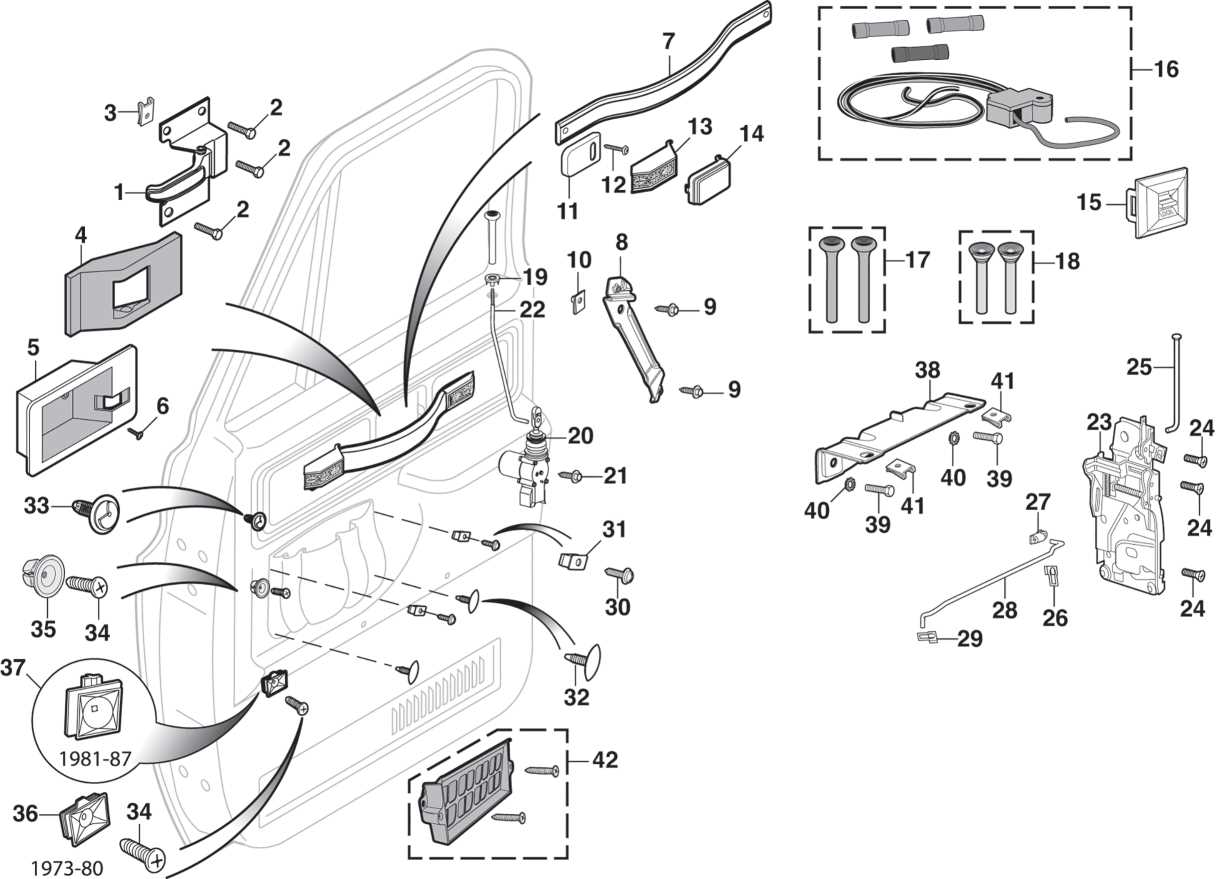 silverado interior parts diagram