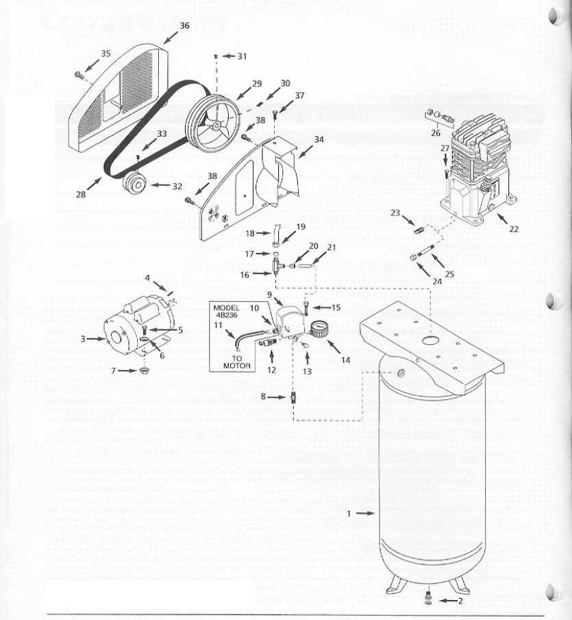 speedaire compressor parts diagram