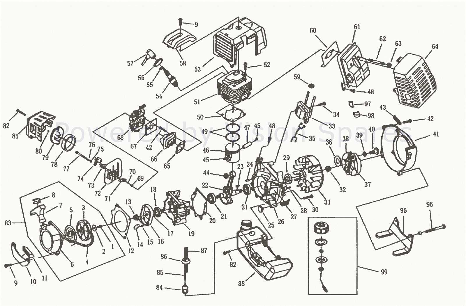 stihl 090 parts diagram