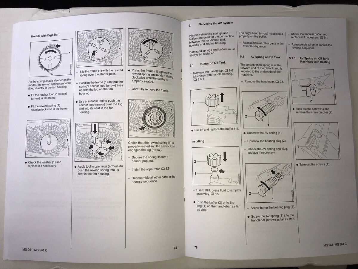 stihl 261 parts diagram