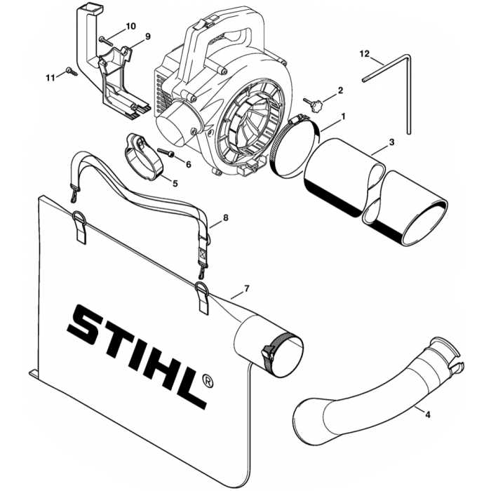 stihl bg 55 blower parts diagram