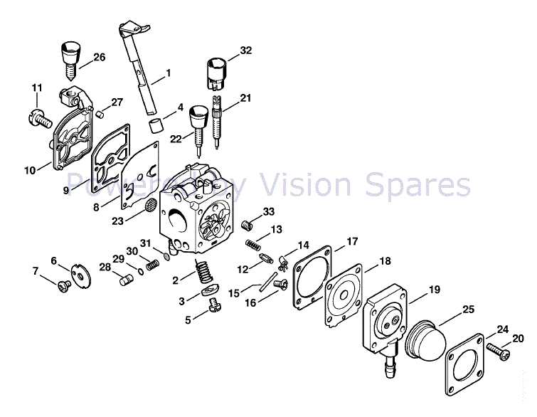 stihl bg 55 blower parts diagram