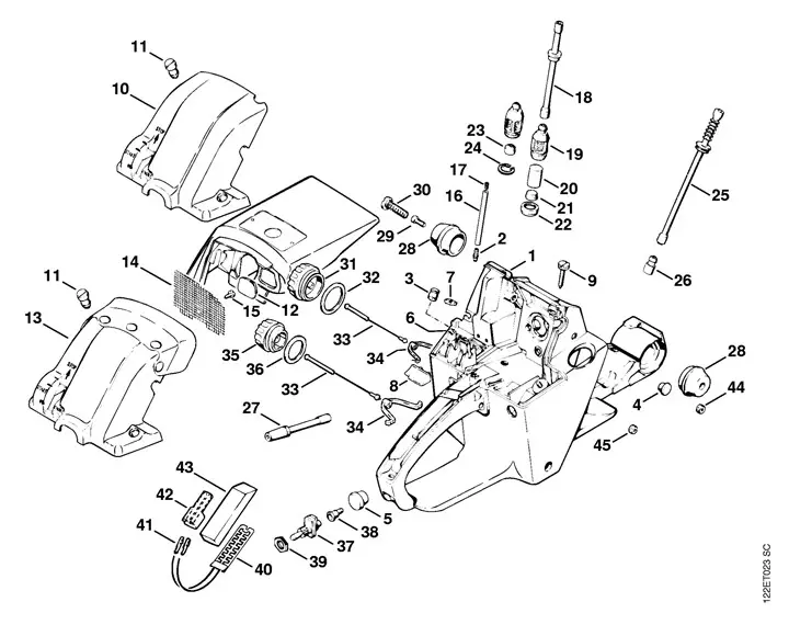 stihl bg86c parts diagram