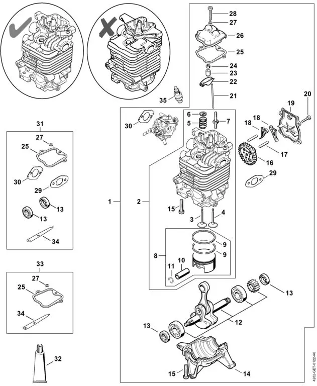 stihl br600 parts diagram