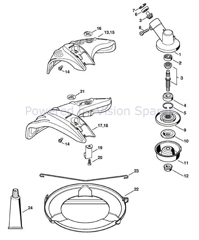 stihl fsa 56 parts diagram