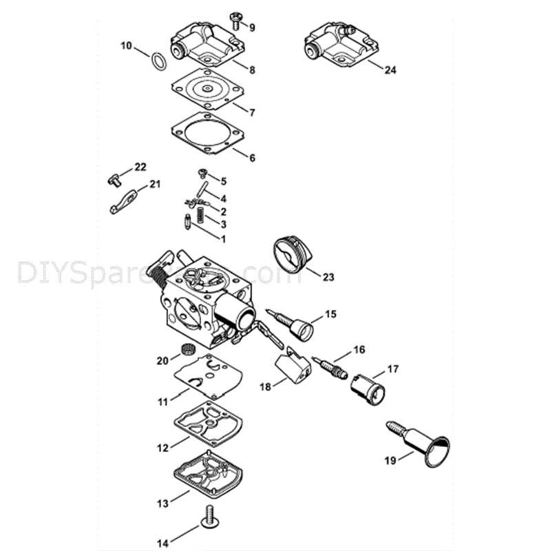 stihl ms261c parts diagram