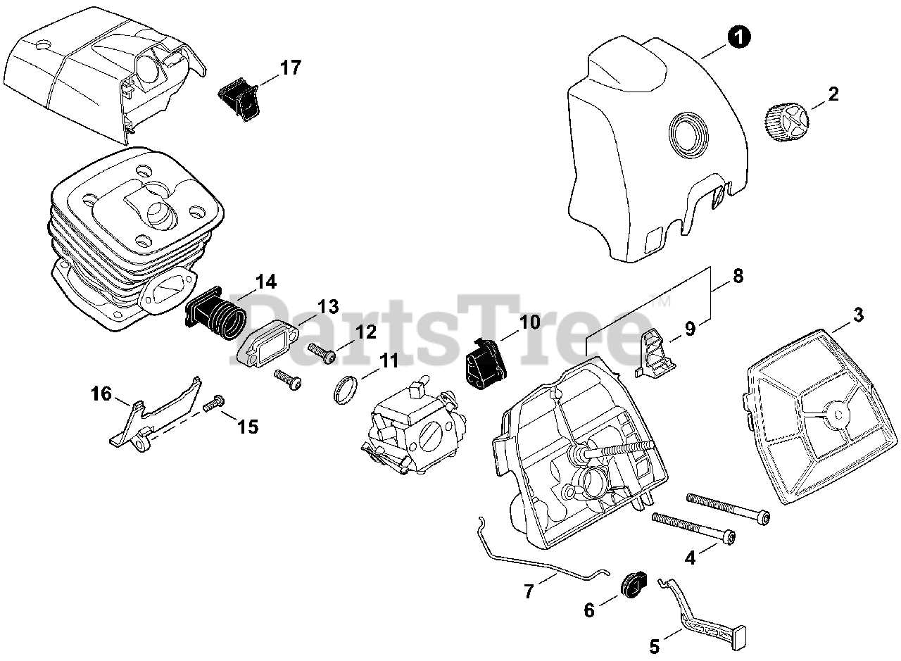 stihl ms361 parts diagram