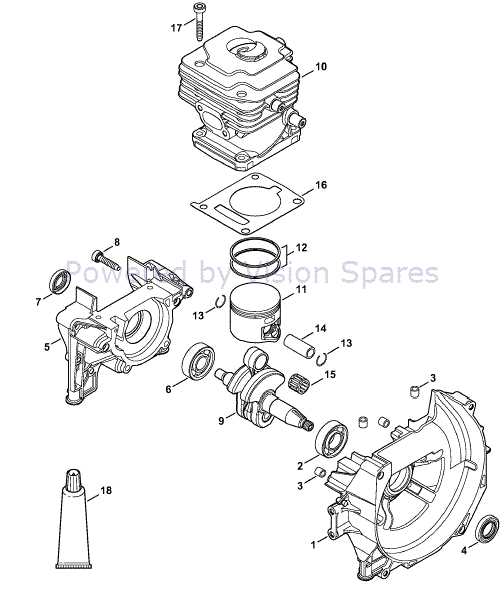 stihl ts 460 parts diagram