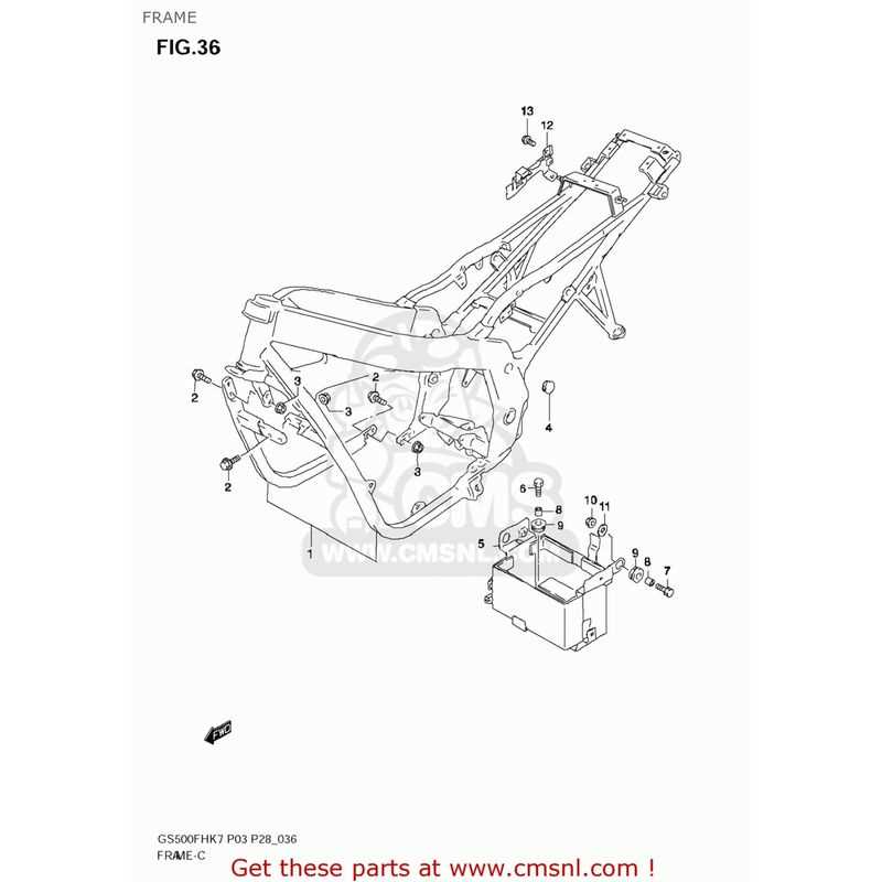 suzuki gs500f parts diagram