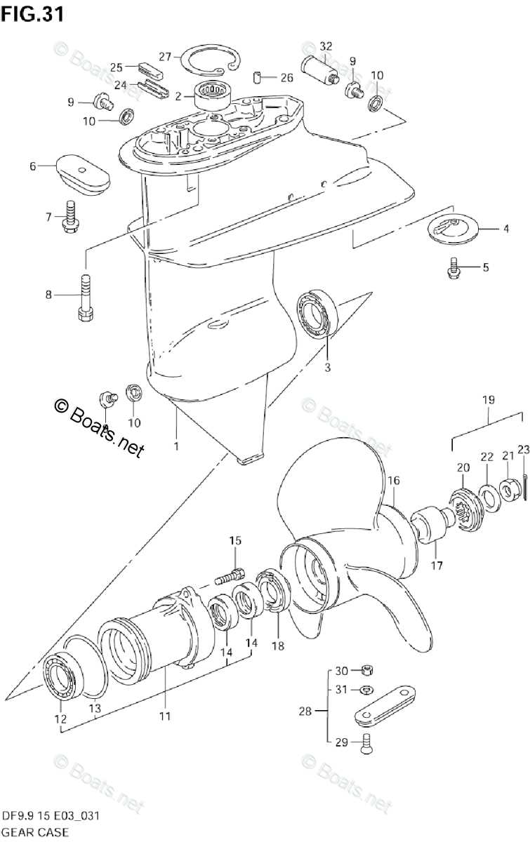 suzuki outboard parts diagrams