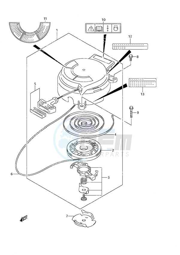 suzuki outboard parts diagrams