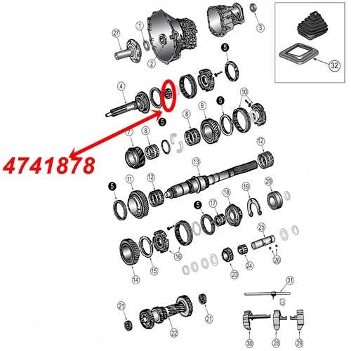 t18 transmission parts diagram