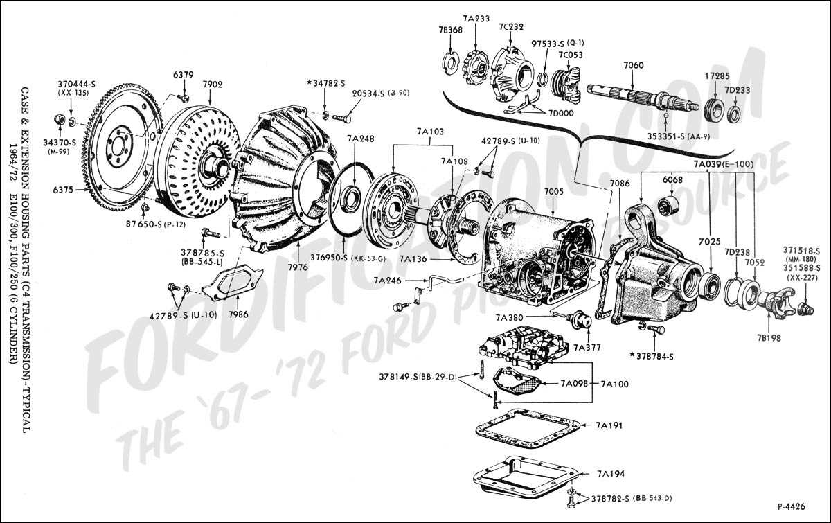 t18 transmission parts diagram