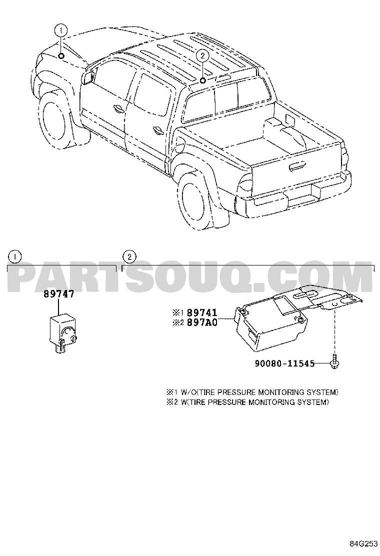 tacoma parts diagram