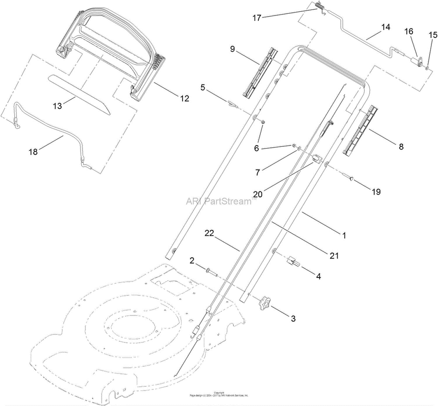 toro 20372 parts diagram