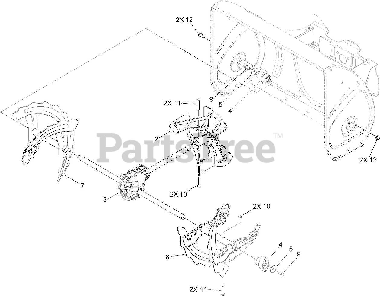 toro 724 snowblower parts diagram