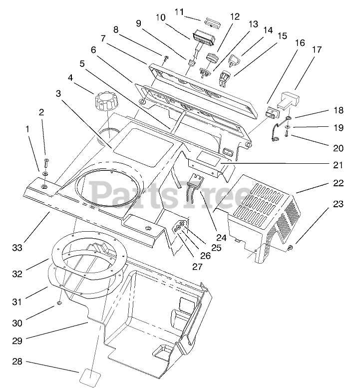 toro ccr 2450 parts diagram