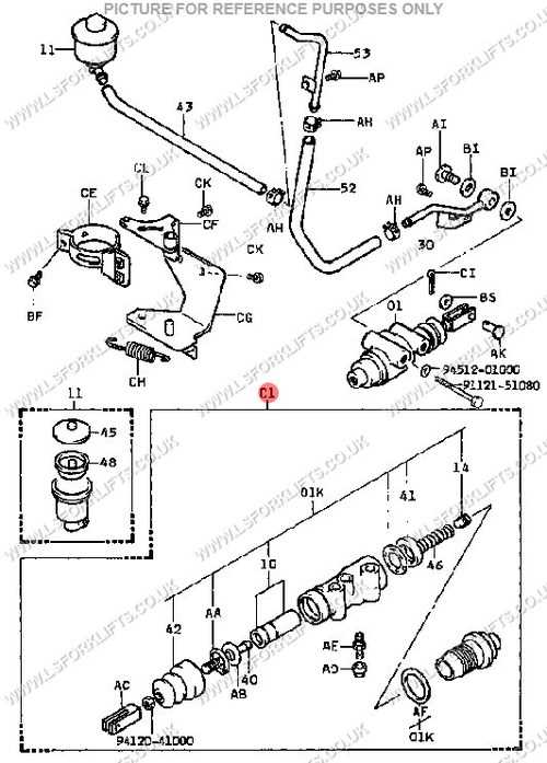 toyota forklift parts diagram