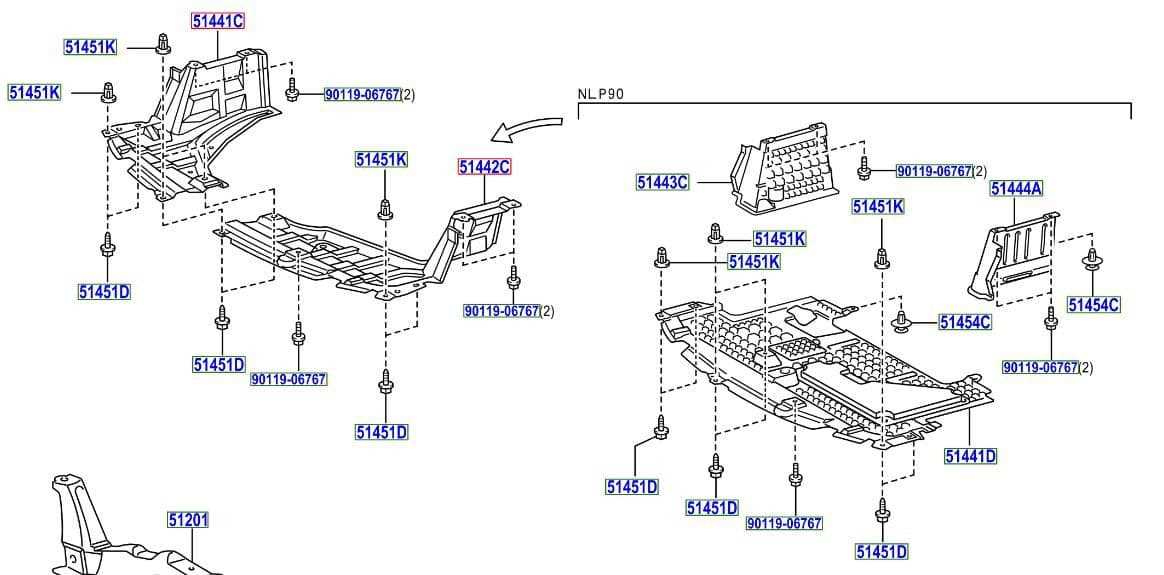 toyota yaris parts diagram