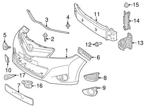 toyota yaris parts diagram