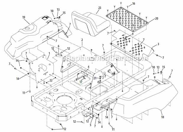 troy bilt mustang parts diagram