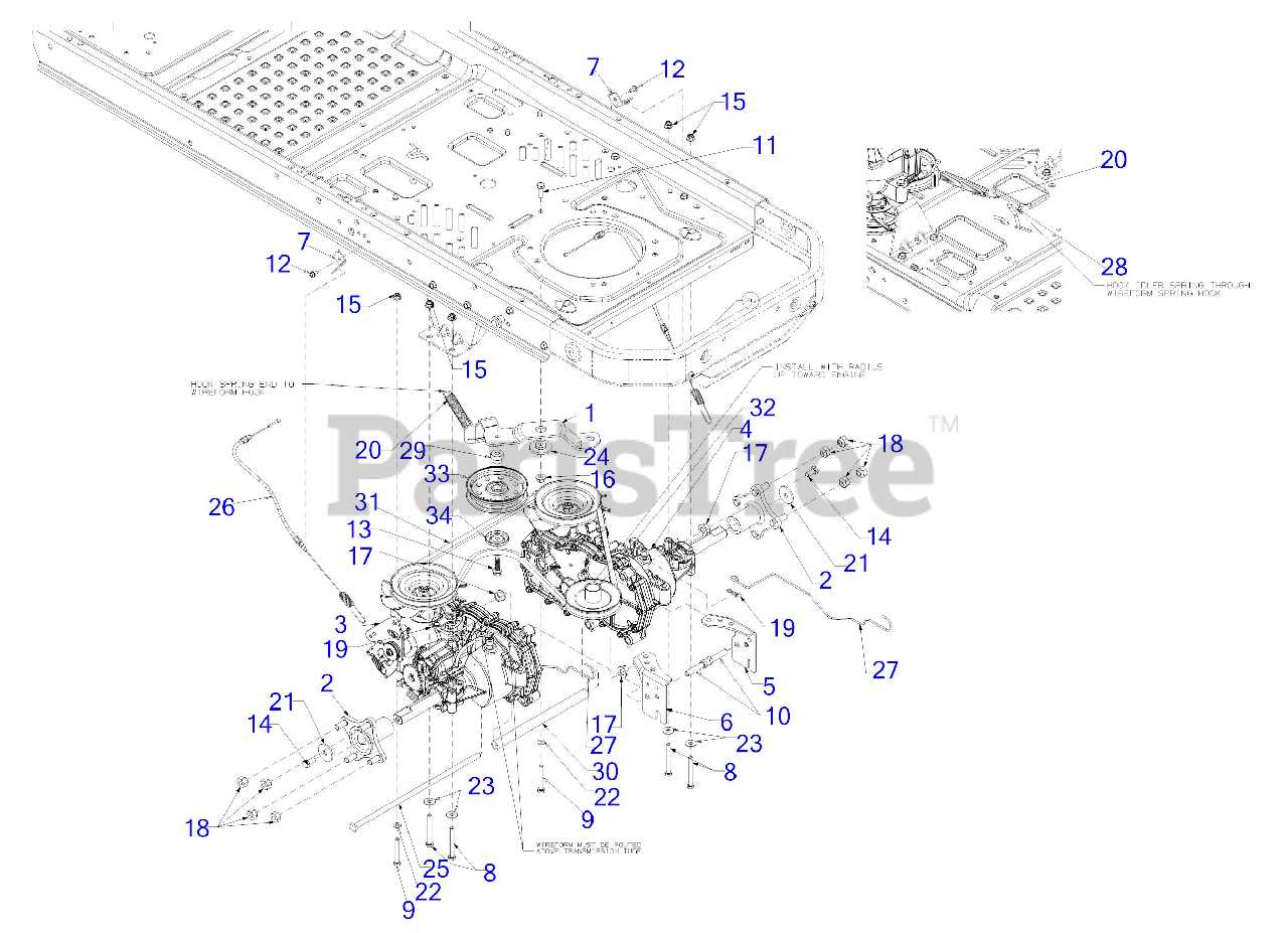 troy bilt mustang parts diagram