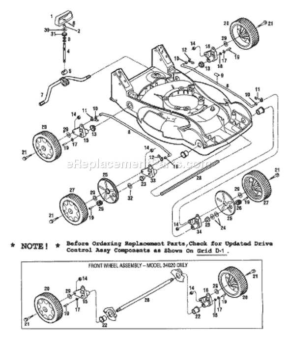 troy bilt riding lawn mower parts diagram