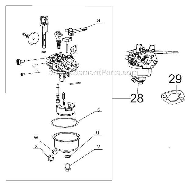 troy bilt tuffy tiller parts diagram