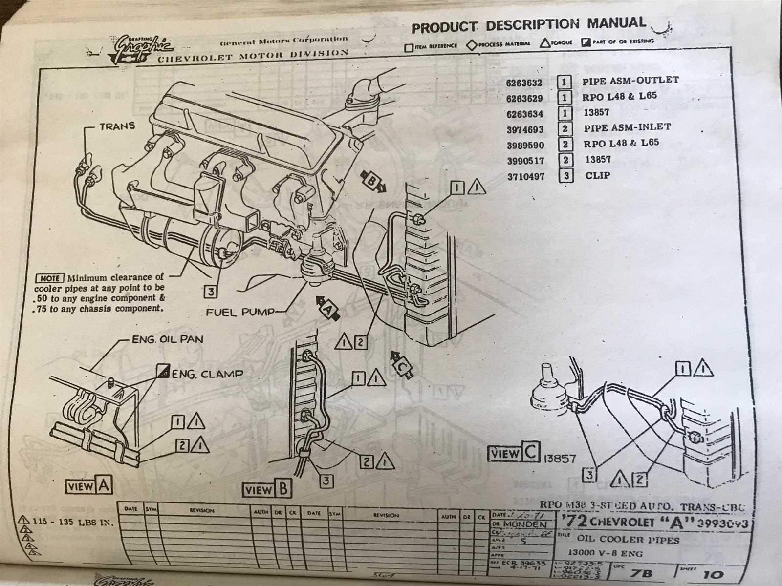 turbo 350 transmission parts diagram