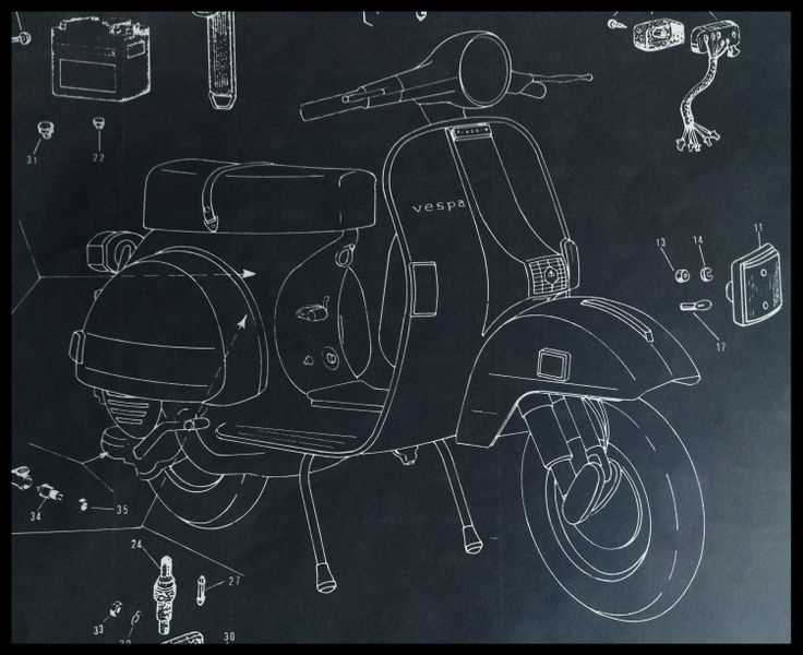 vespa parts diagram