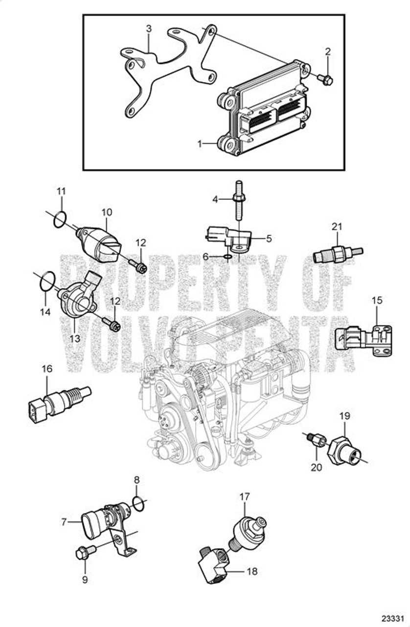 volvo penta 5.0 gxi parts diagram