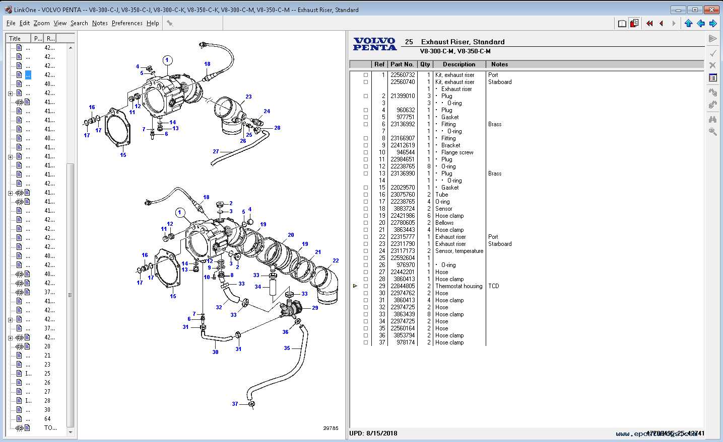 volvo penta parts diagram