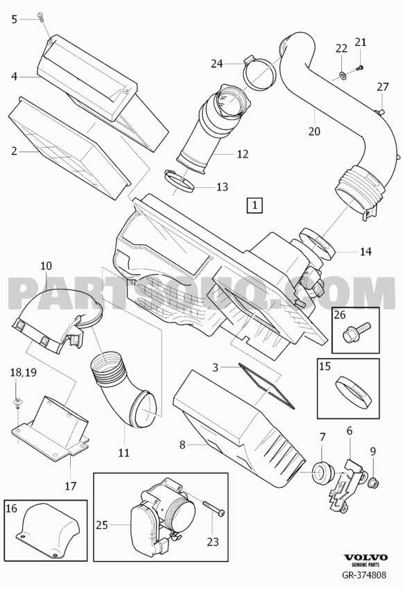 volvo s40 parts diagram