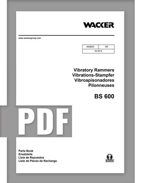 wacker bs60y parts diagram