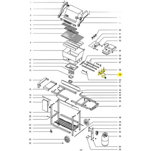 weber genesis s 330 parts diagram