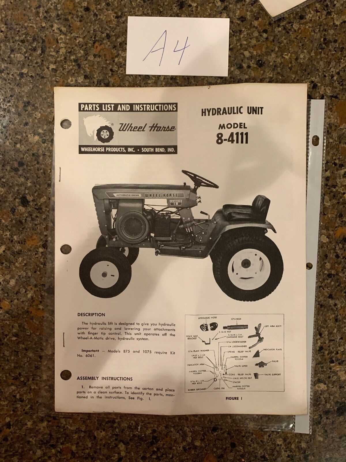 wheel horse 520h parts diagram