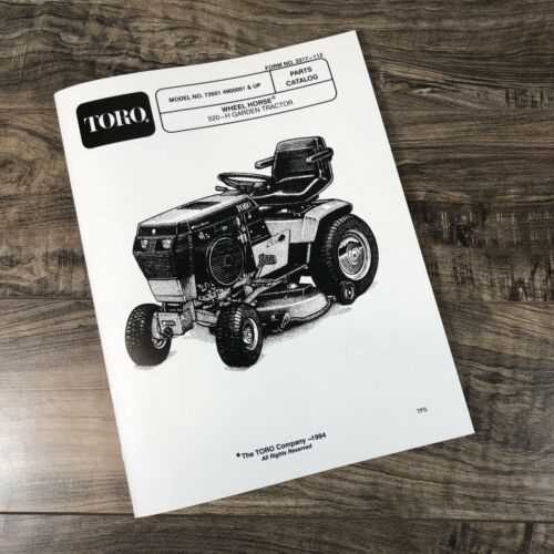 wheel horse 520h parts diagram