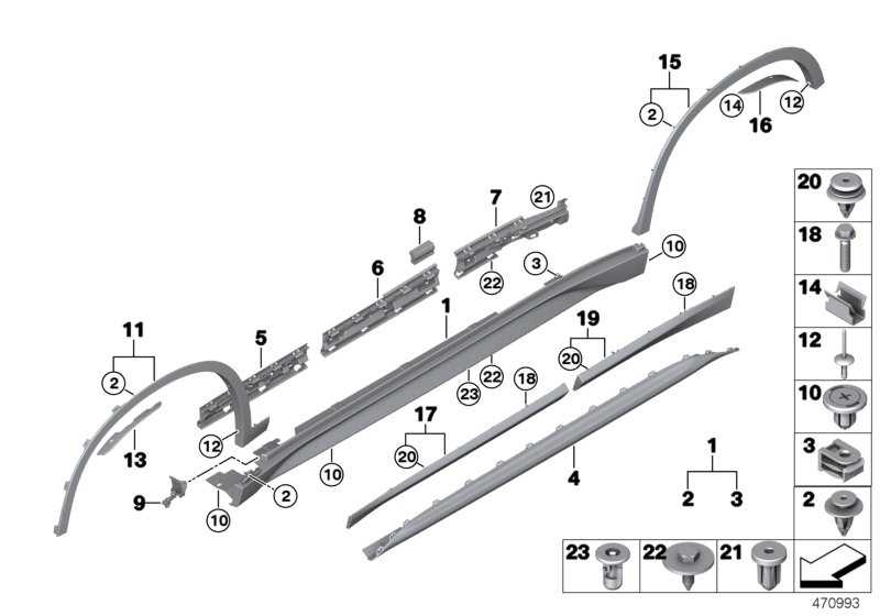 wheel well parts diagram