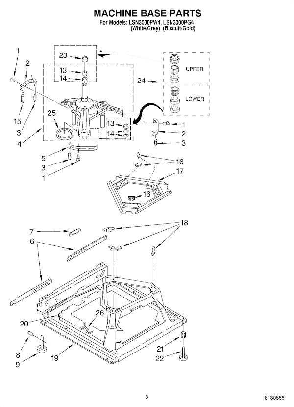 whirlpool cabrio washing machine parts diagram