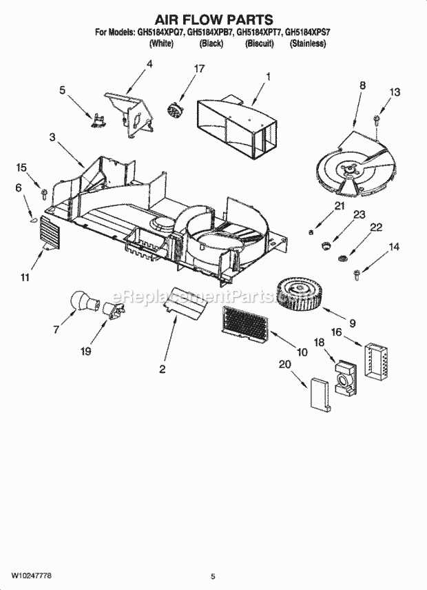 whirlpool microwave parts diagram