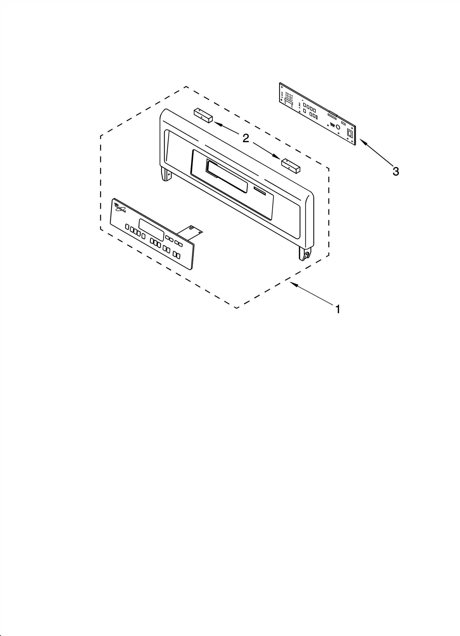 whirlpool oven door parts diagram