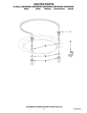 whirlpool water heater parts diagram