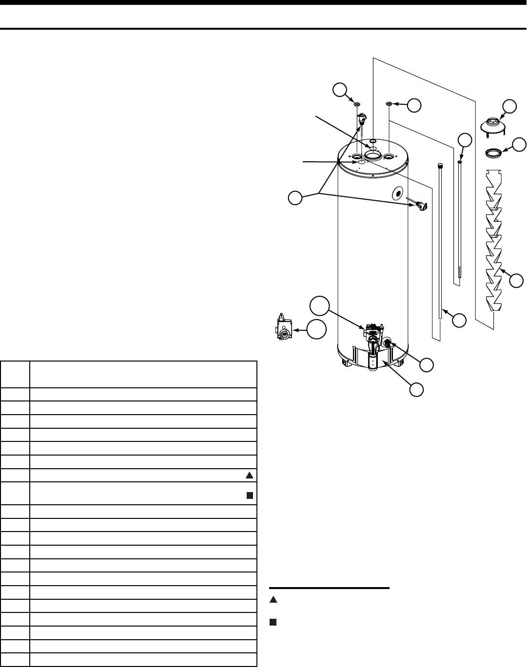 whirlpool water heater parts diagram