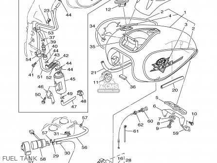 yamaha v star parts diagram