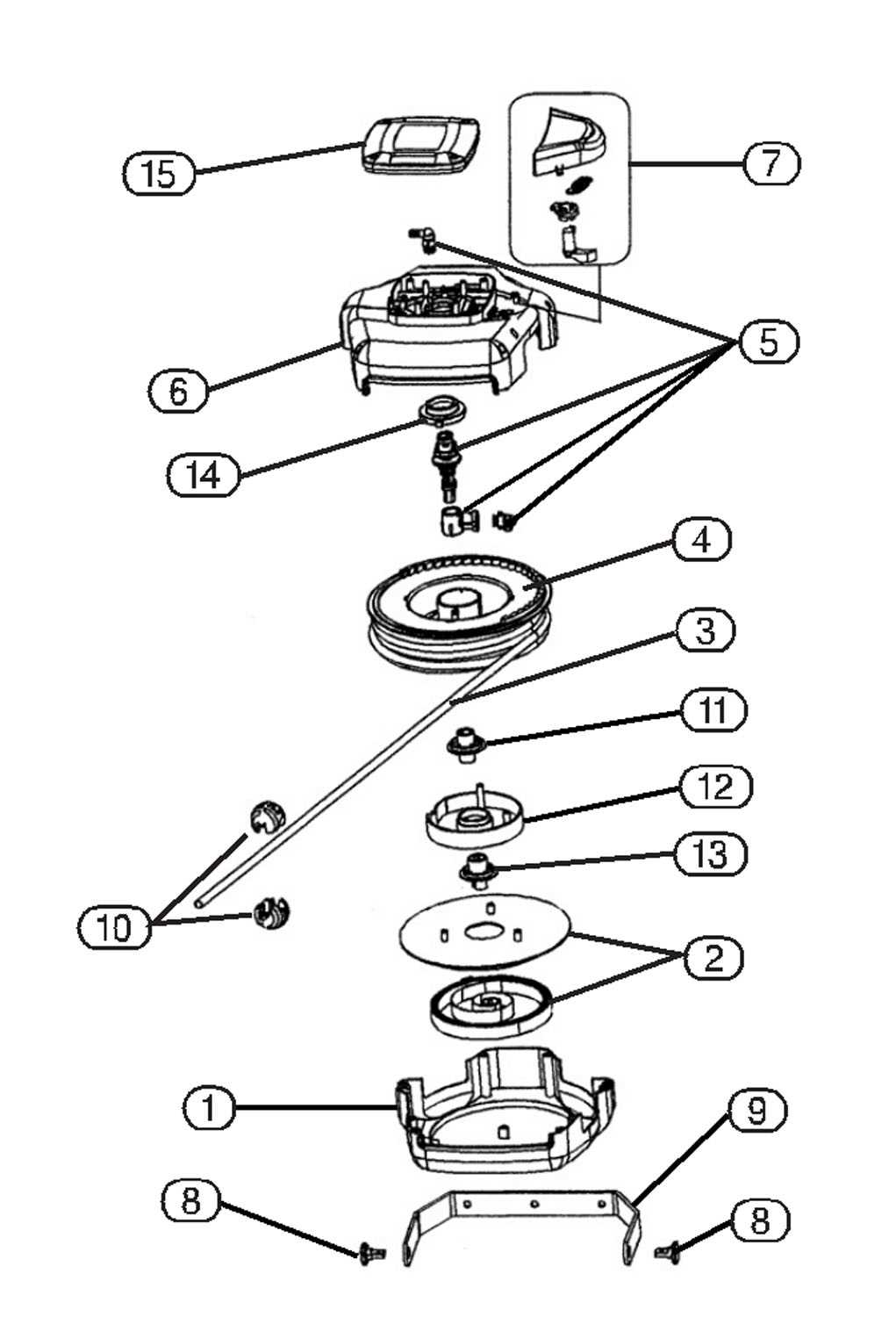 ames reel easy parts diagram