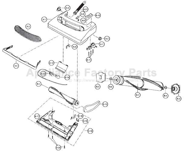 panasonic vacuum parts diagram